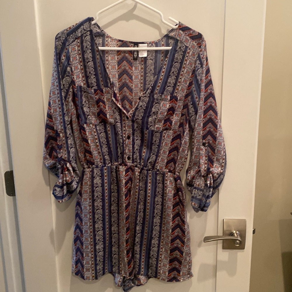 H&M divided bohemian romper